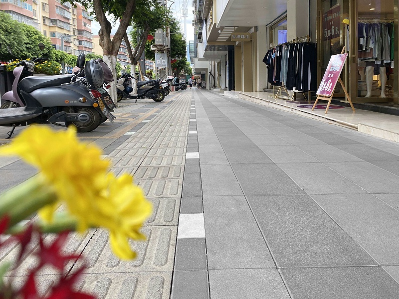道路改造透水磚