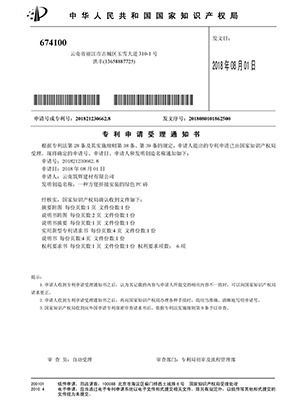 筑輝建材：一種方便拼接安裝的綠色PC磚專利證書