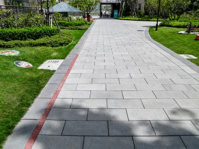 萬科魅力城采用筑輝仿石面PC地磚